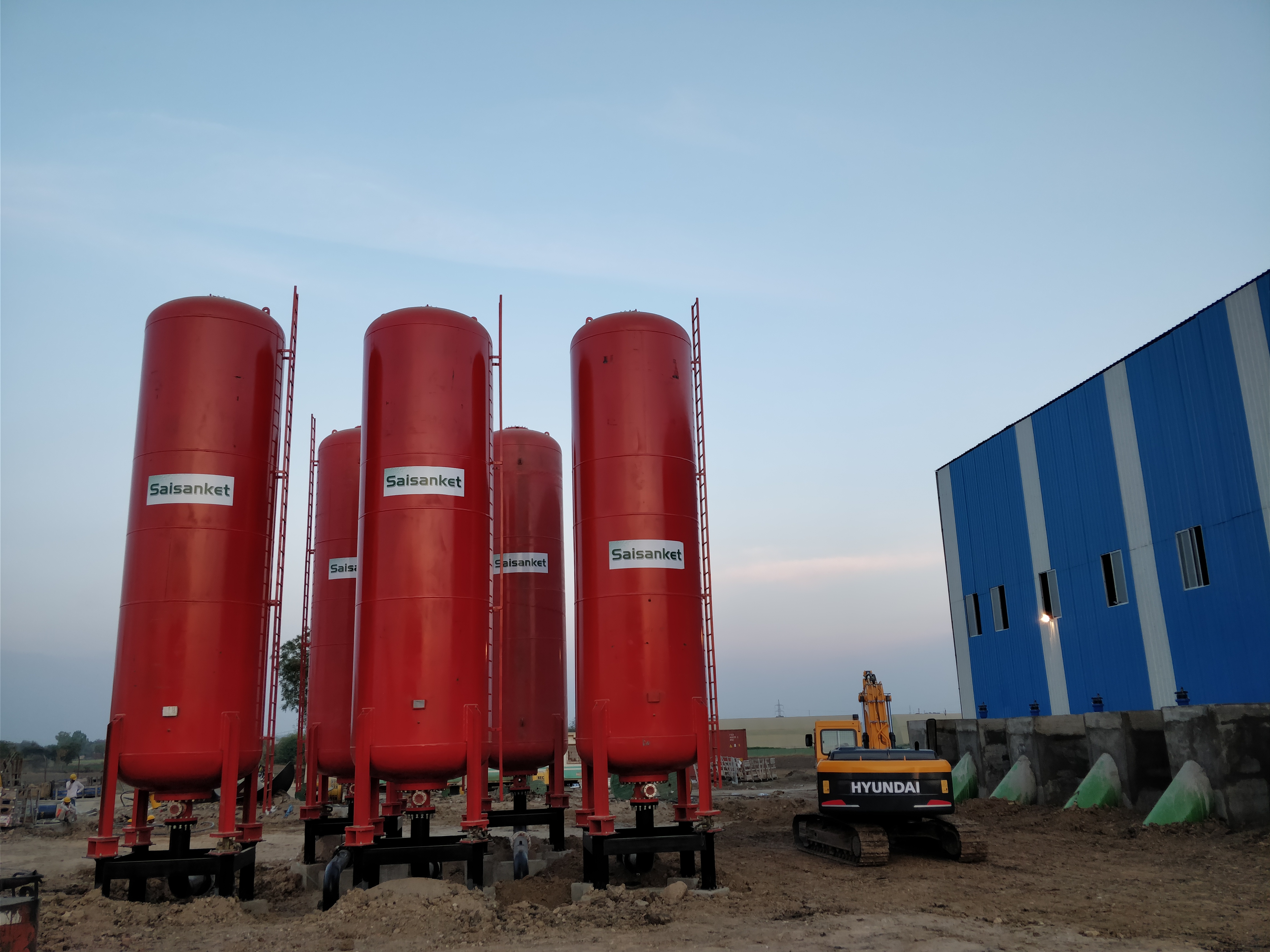Largest installation of Bladder vessels