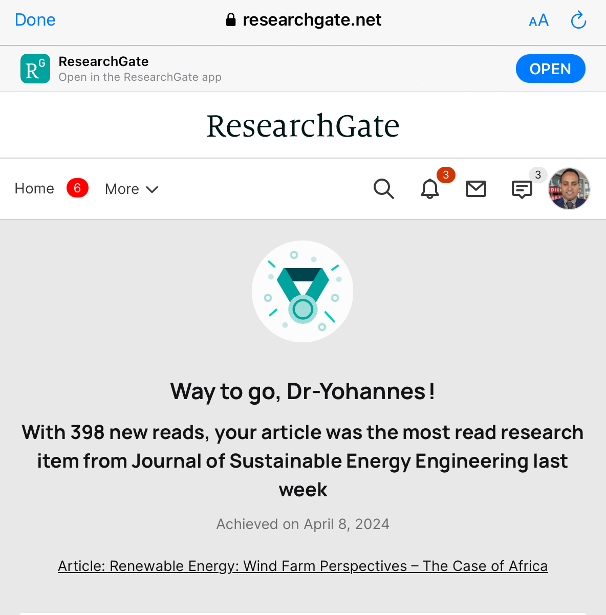Published articles_Peer reviewed journals_Dr Yohannes Yihdego