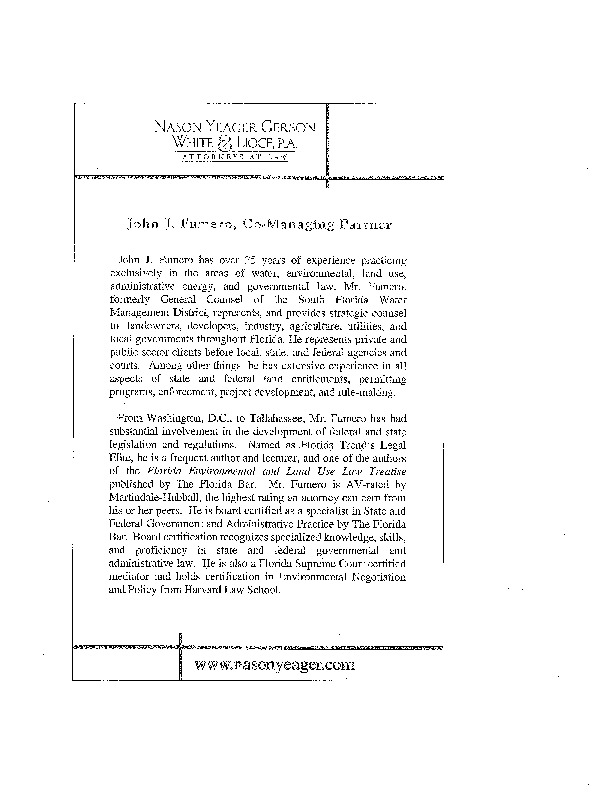 JOHN FUMERO, FUMERO LAW GROUP - PARTNER