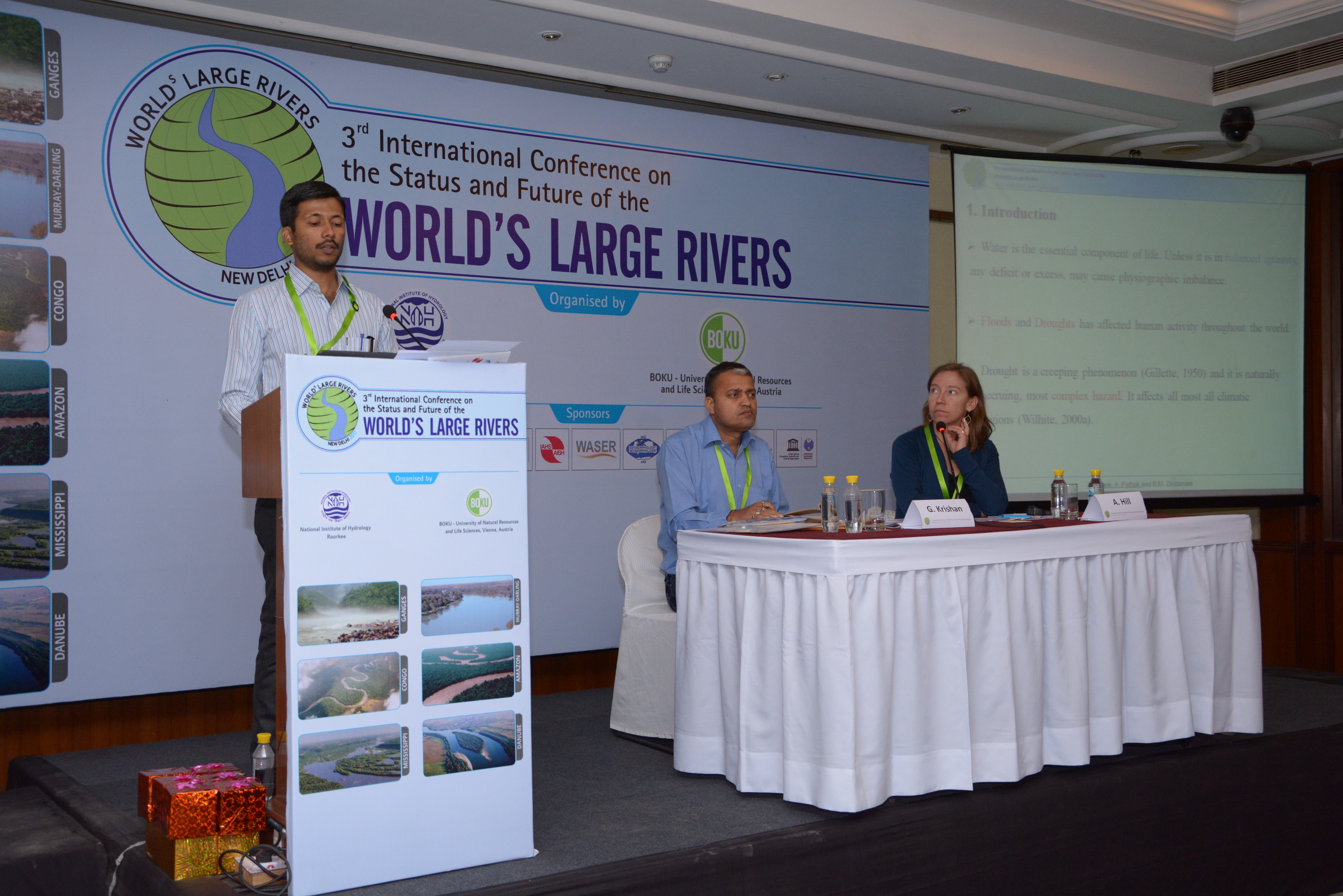 Large River Conference April, 2017 at New Delhi