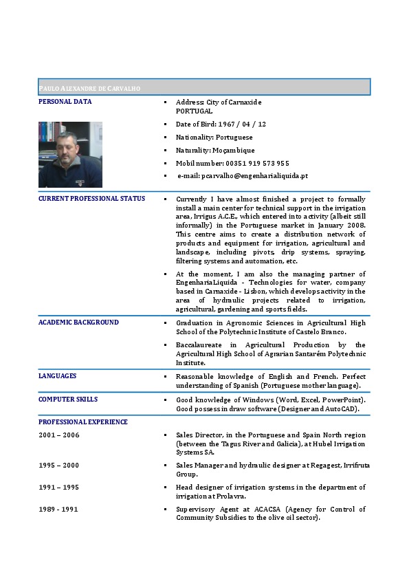 Paulo Carvalho, EngenhariaLiquida Tecnologias de Água Unip. Lda - Owner