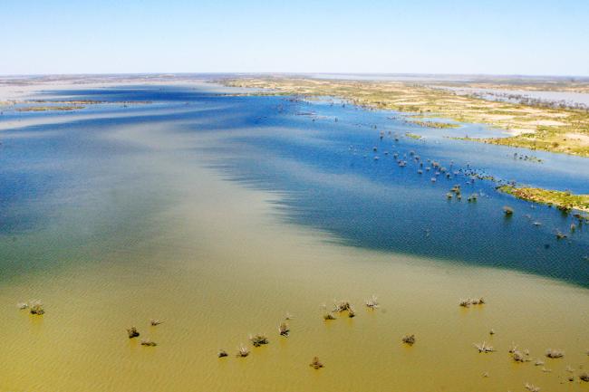 Waters return to Lake Eyre