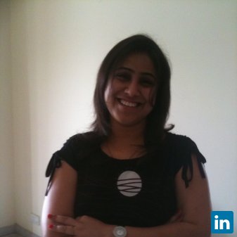 Ankita Bhalla, Professional with 9 years of experience in Communications and Project Management with specialisation in Digital Media.