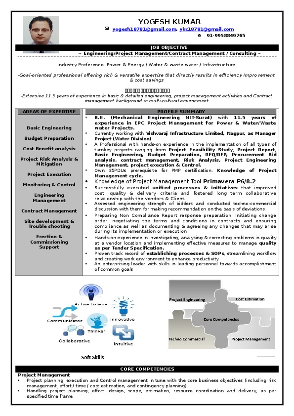 Yogesh Kumar, Manager-Projects - Construction of STPs at Various Location at Nagpur City, Maharashtra, India