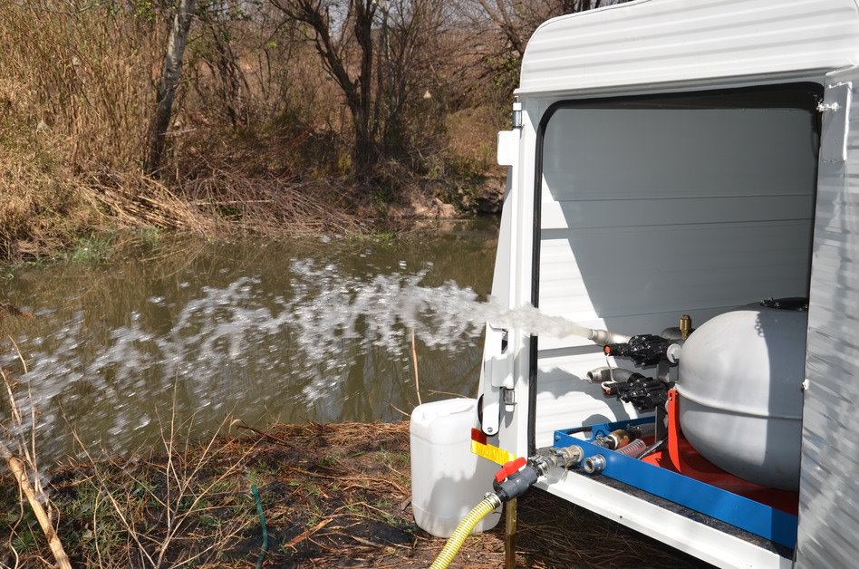 Water sterilisation unit