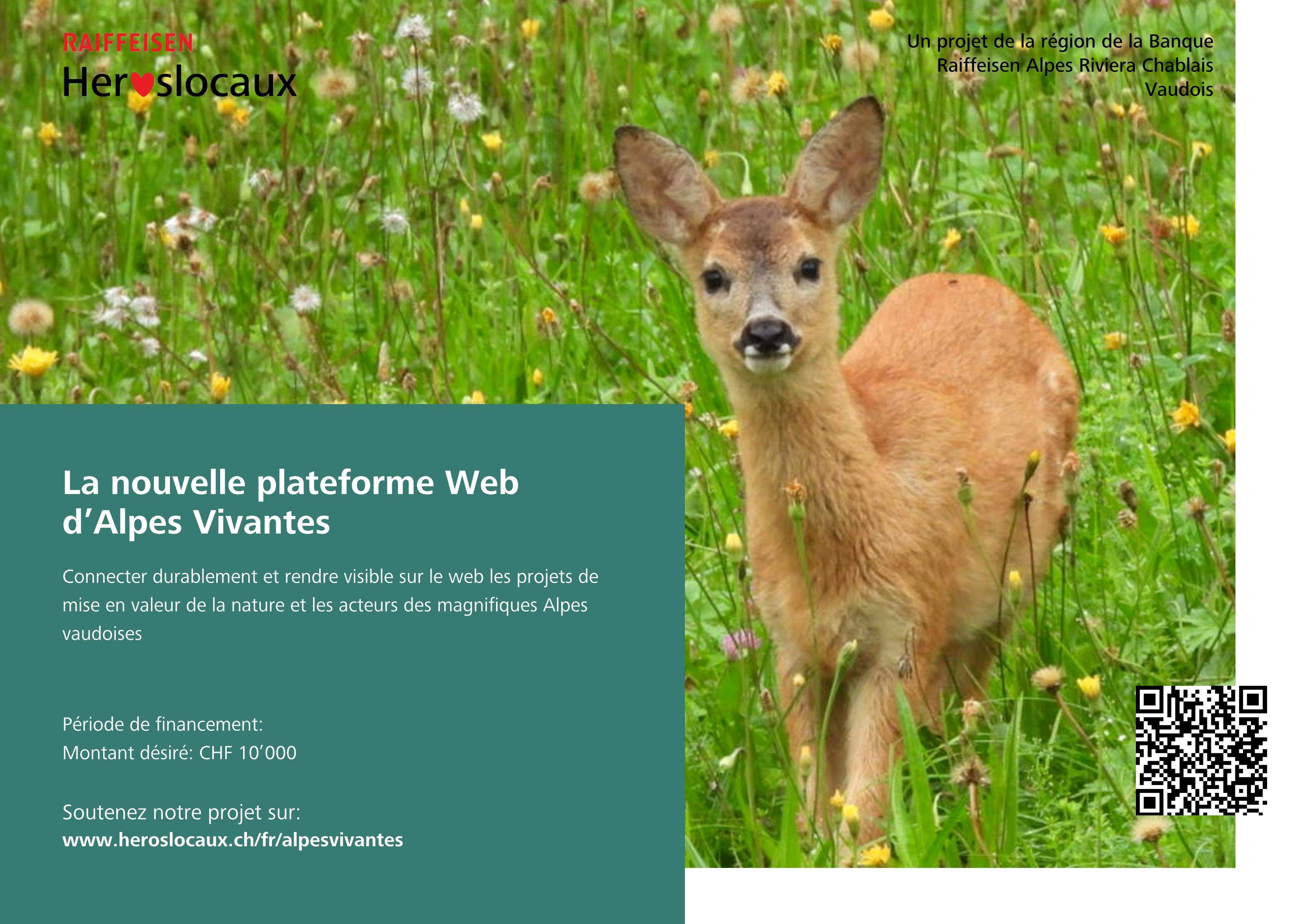 🌿 Support our nature project!Alpes Vivantes is launching a web platform to share with you the hidden gems of Alpine nature 🏔️✨But to m...