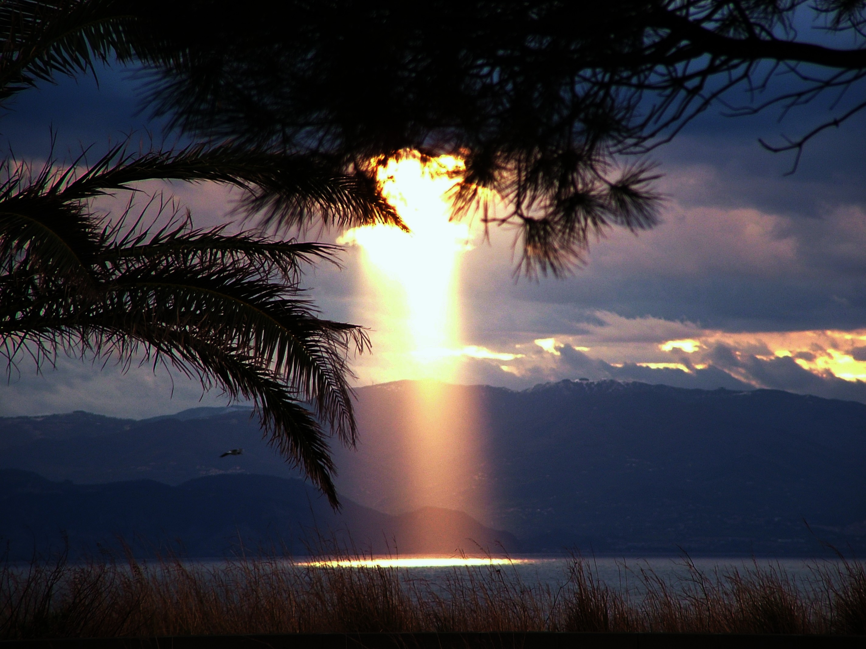 Mediterranean Sea in the winter