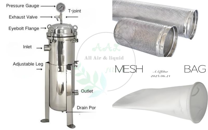 SS Bag Filter Housing – Single & Multi-Bag Design for Water, Oil, and Chemical Use