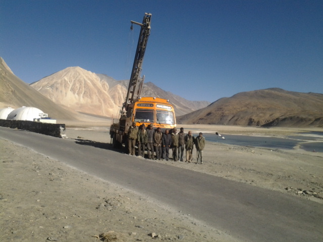 Groundwater development @ Lukung ,Pangong Ladakh India