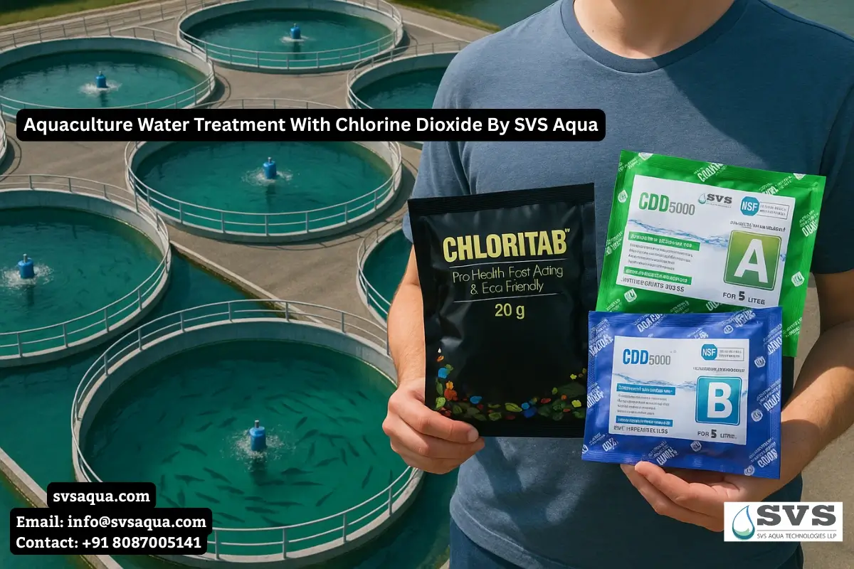 AQUACULTURE WATER TREATMENT: A FRESH DISINFECTION APPROACH USING CHLORINE DIOXIDE BY SVS AQUA