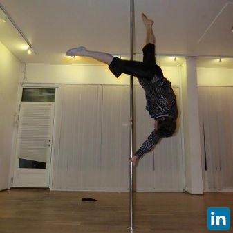 Mikael Christiansen, pole dancer at Pole Dancer Inc