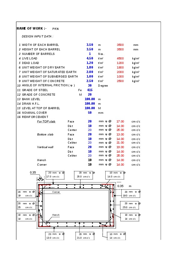 "Design of a Canal Siphon"