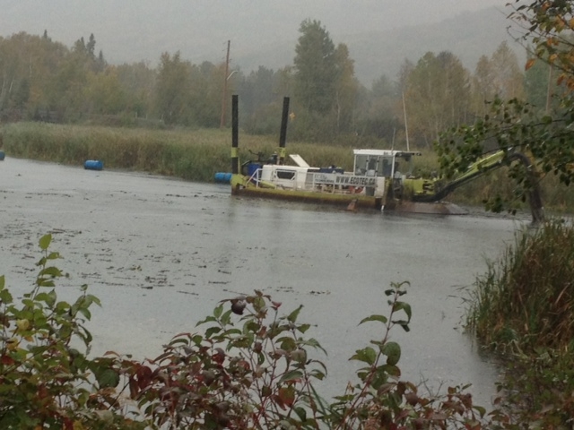 Environmental dredging interventions (hydraulic suction)