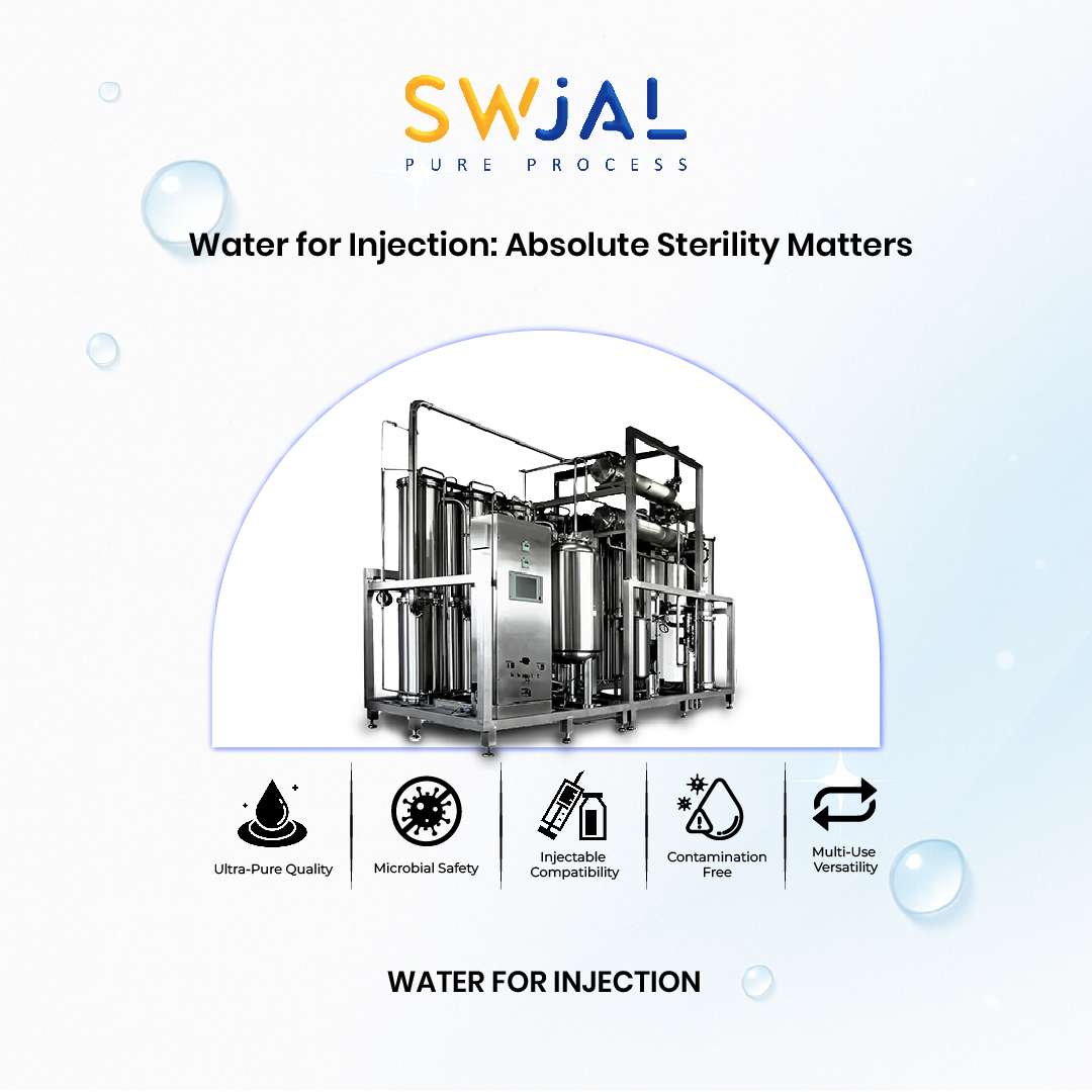 Water for Injection Plant Manufacturer in India - Swjal