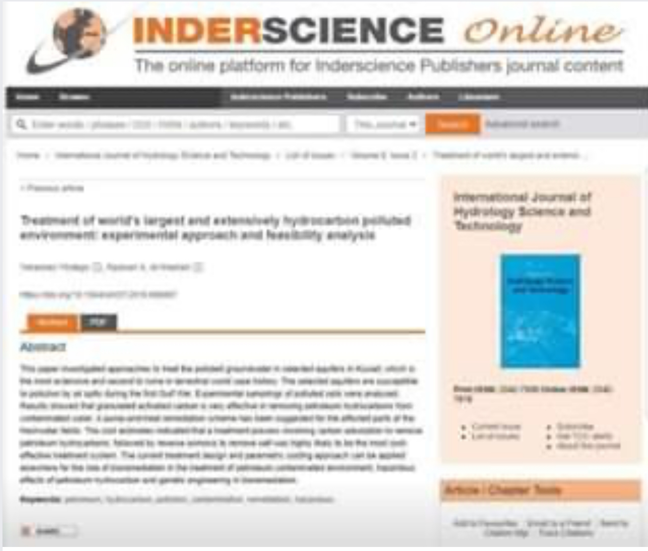 Published articles_Peer reviewed journals_Dr Yohannes Yihdego
