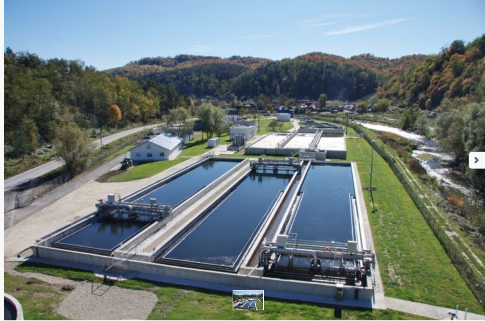 Wastewater Treatment Plant inside Romania