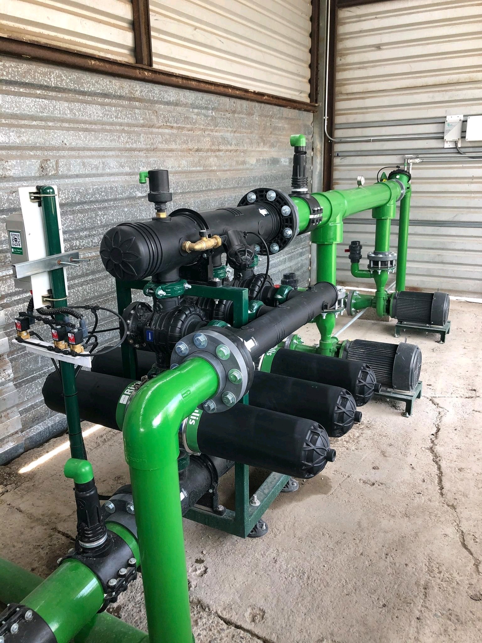 Water in irrigation infrastructure