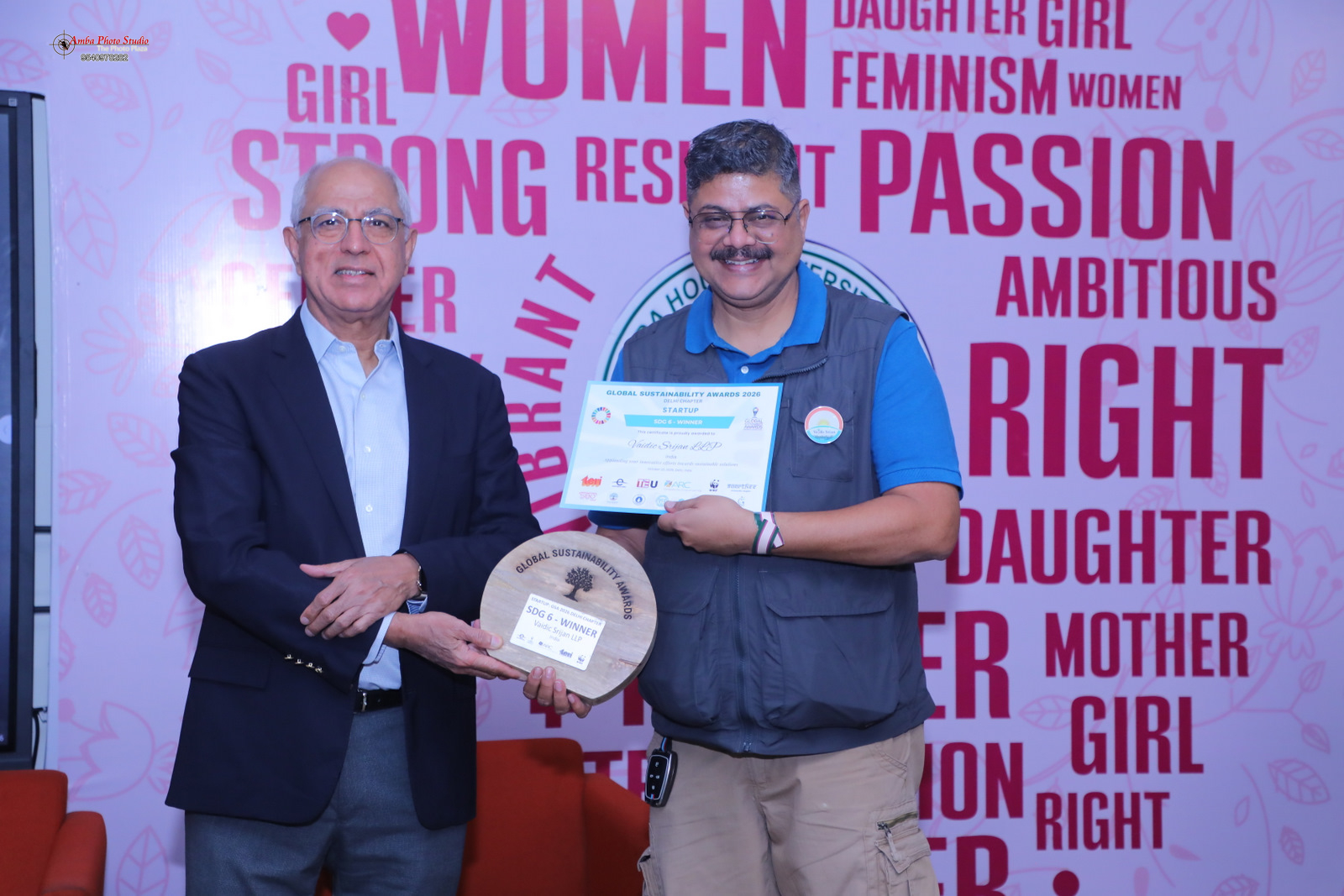 Big news from Delhi! 🎉 Vaidic Srijan has won the SDG 6 (Clean Water and Sanitation) award in the Startup category at the Global Sustainabilit...