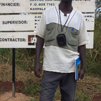 Odongo Augustine, Site engineer at Lira district