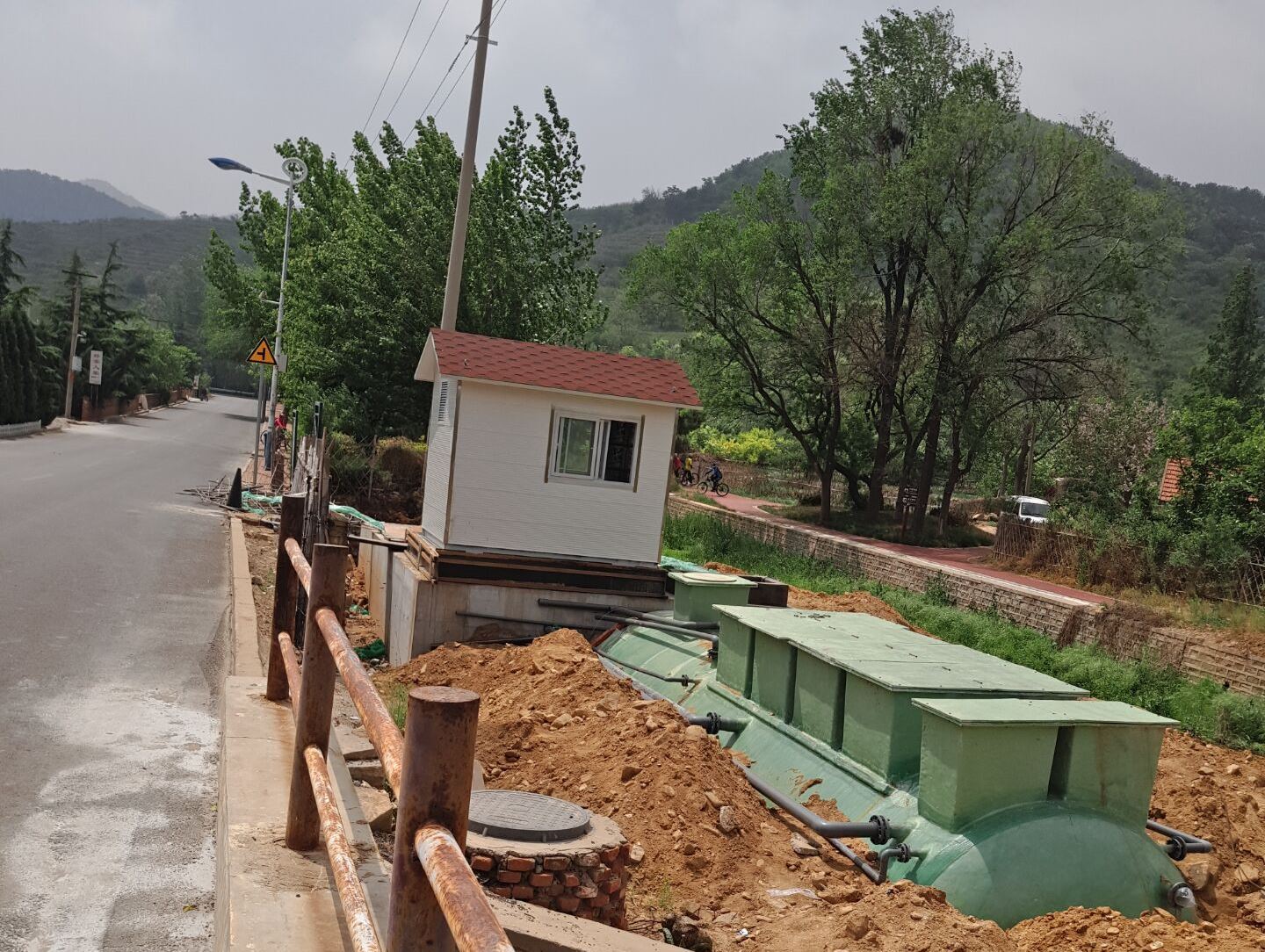 wastewater treatment 100m3/d  FRP