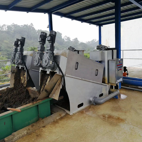 Sludge Dewatering Machine Multipal Screw Dehydrator