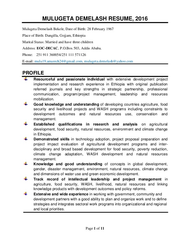 Mulugeta Demelash Demelash