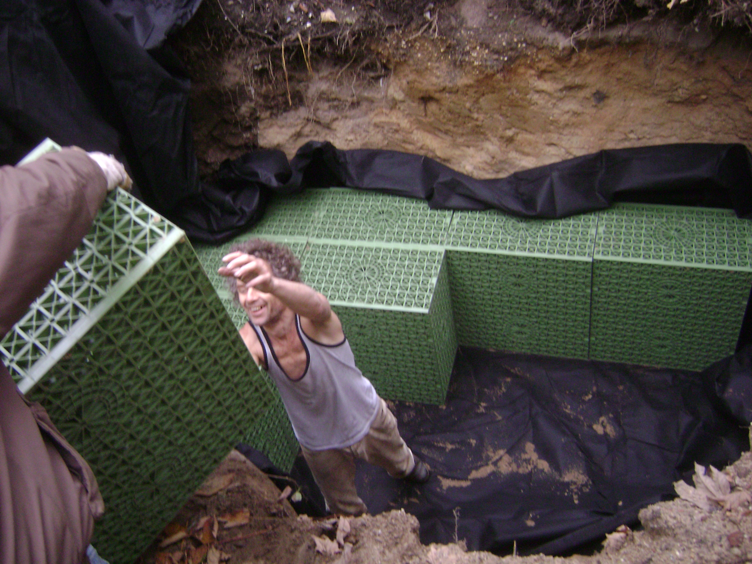Urban greenwater community infiltration and harvesting project