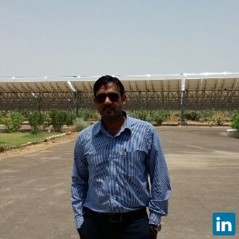 Pawan Kumar Verma, Sr.Manager- (50 MW Solar Thermal Power Plant)