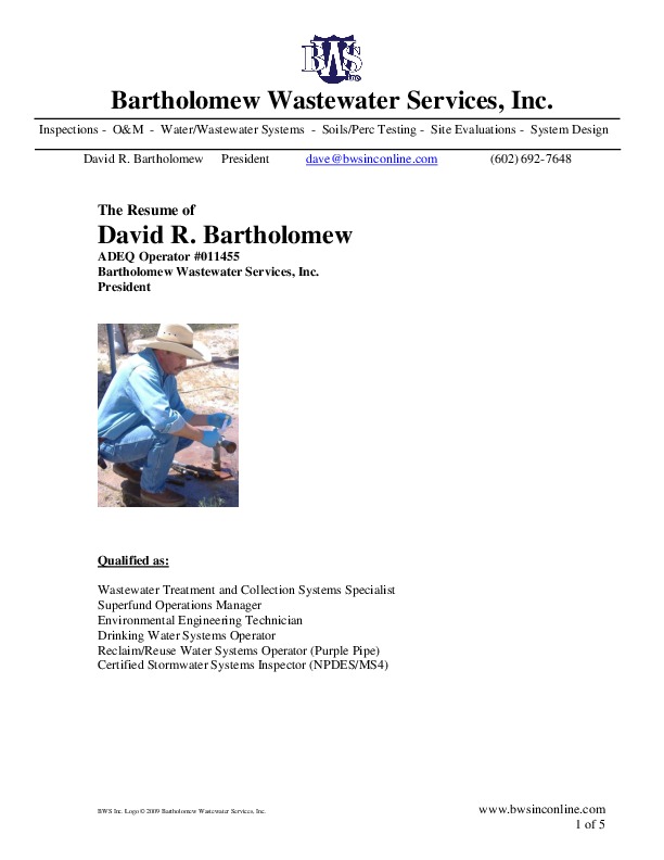 DAVID BARTHOLOMEW
