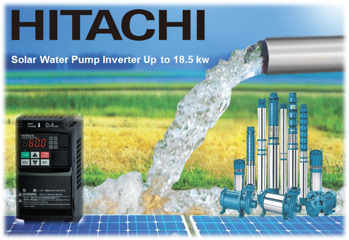 Hitachi Solar water pump projects