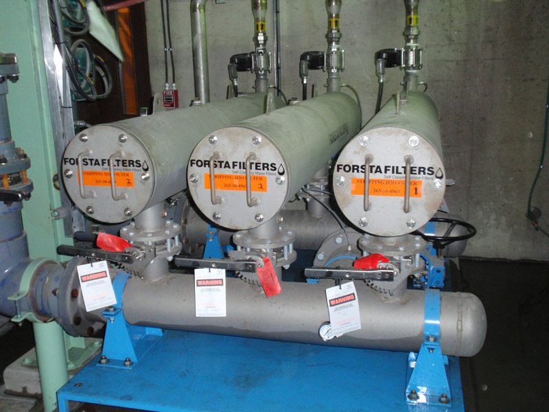 Skid Mounted self-cleaning water filters