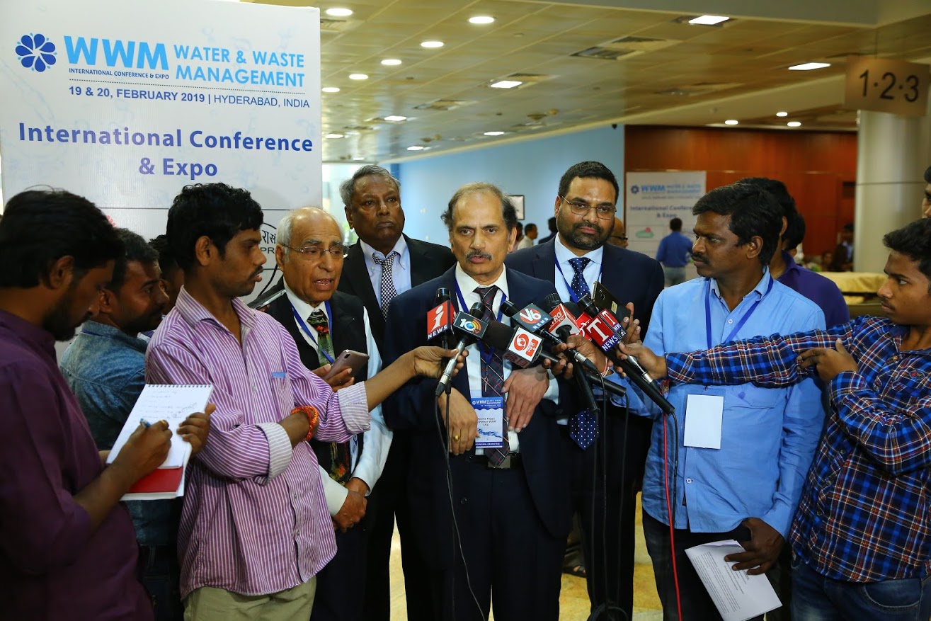 Water and Waste Management conference, Hyderabad India, Feb 19/20, 2019