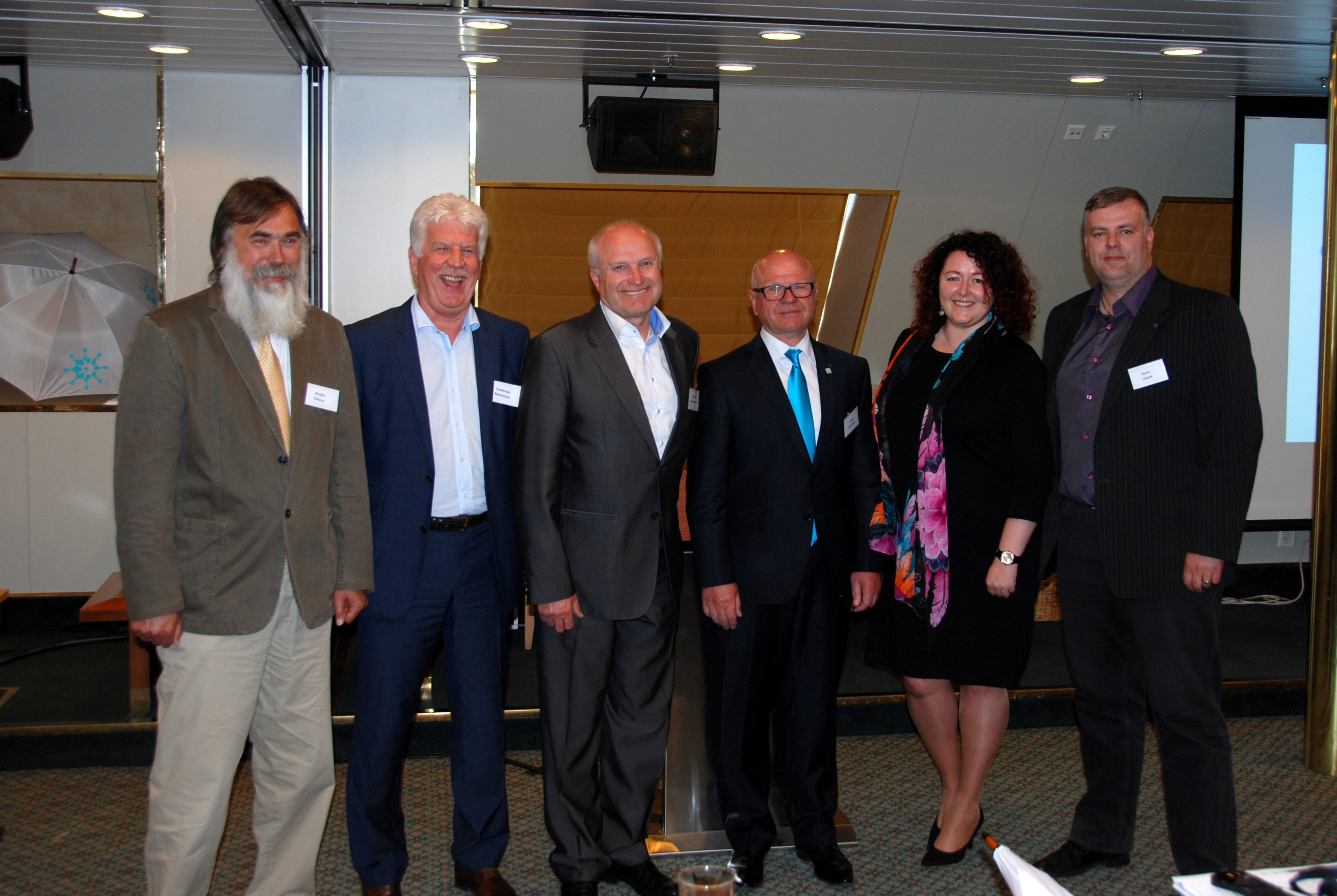 Baltic water works association leaders.