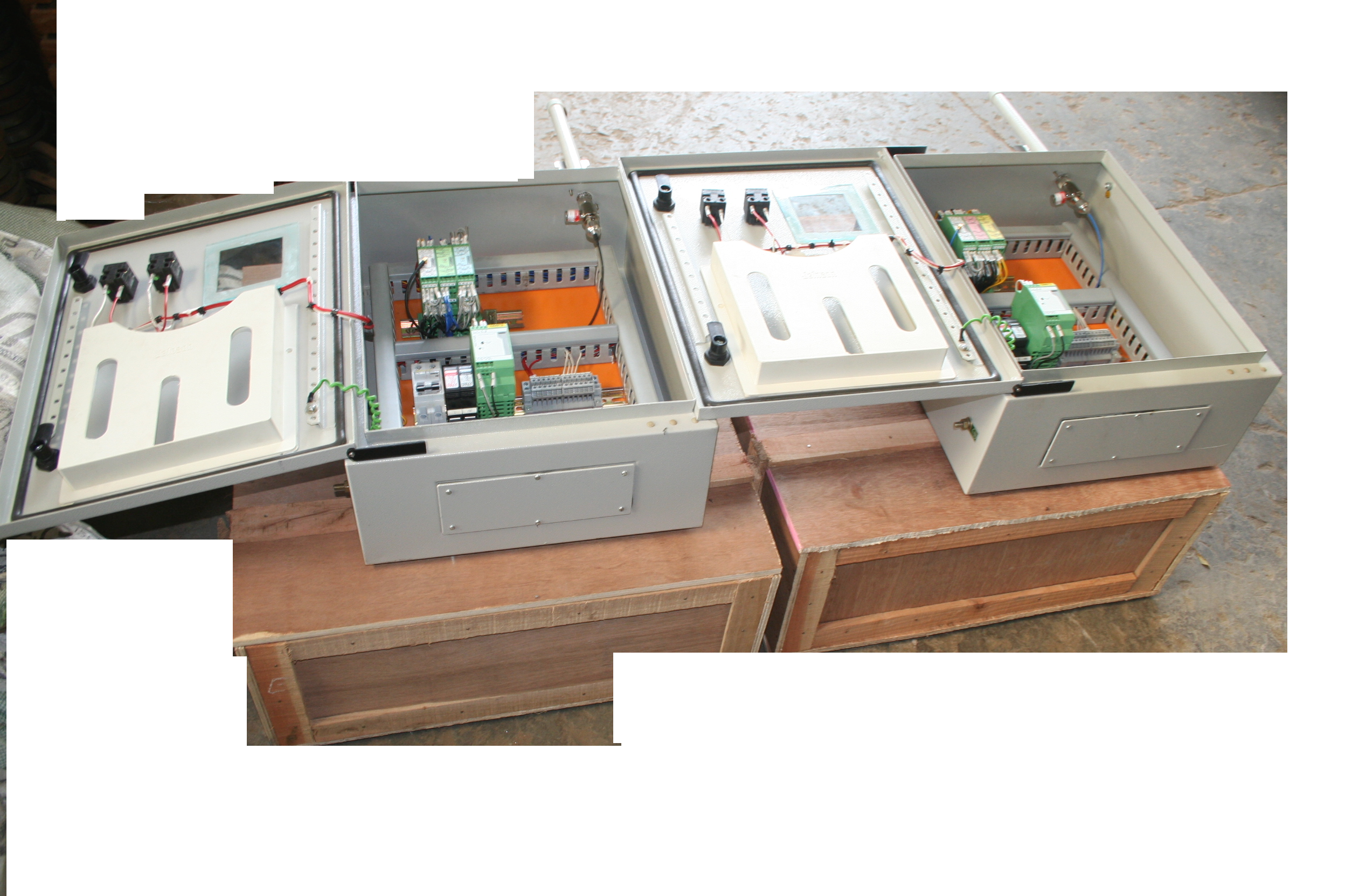 Hydro power plant panels and instruments