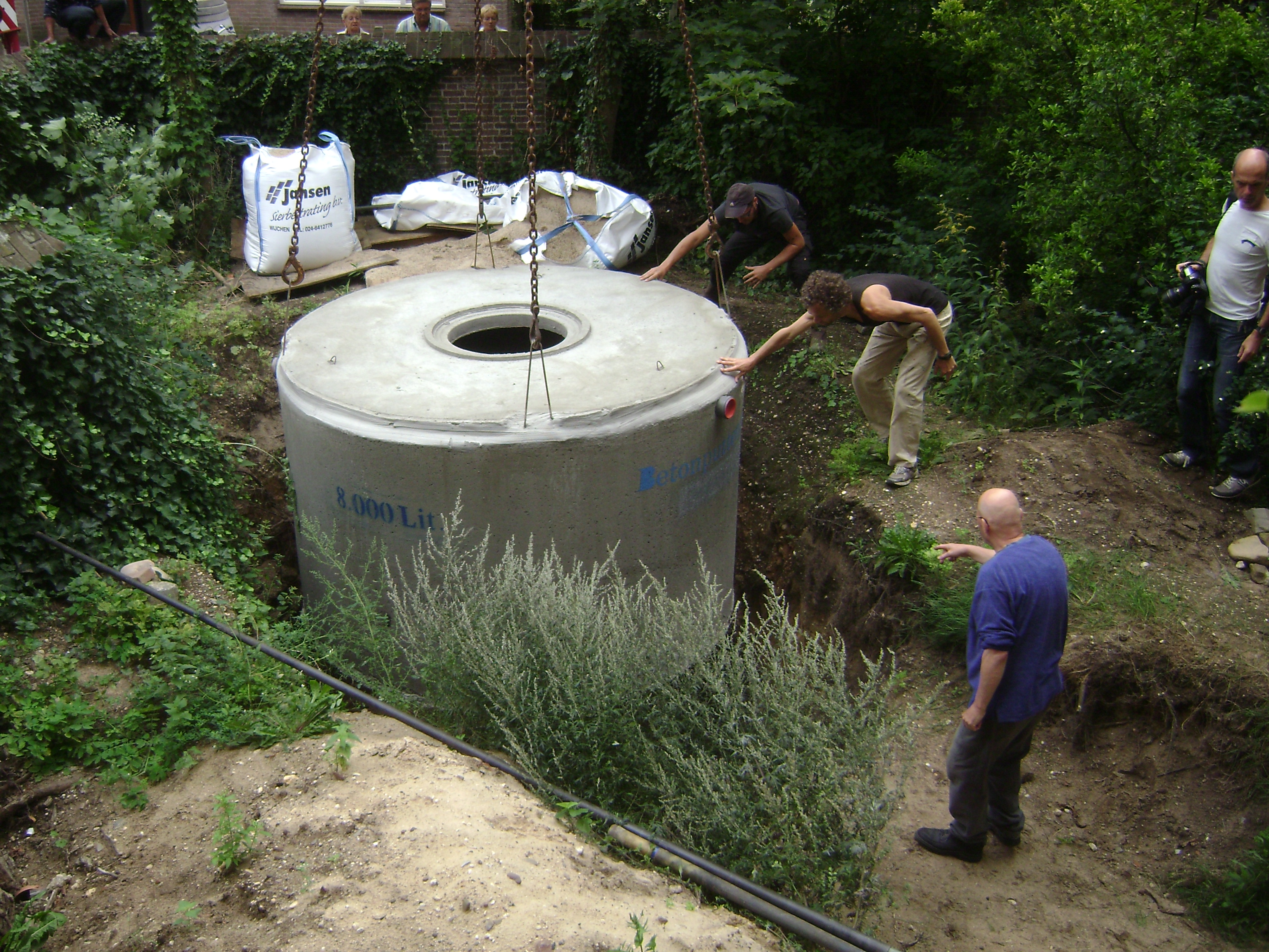 Urban greenwater community infiltration and harvesting project