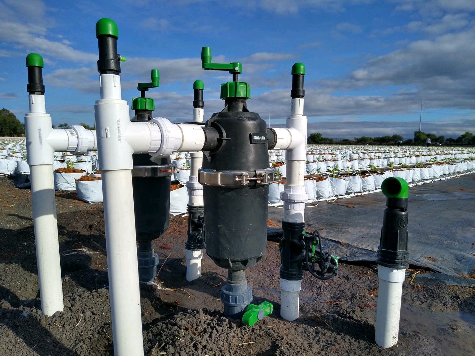 Water in irrigation infrastructure