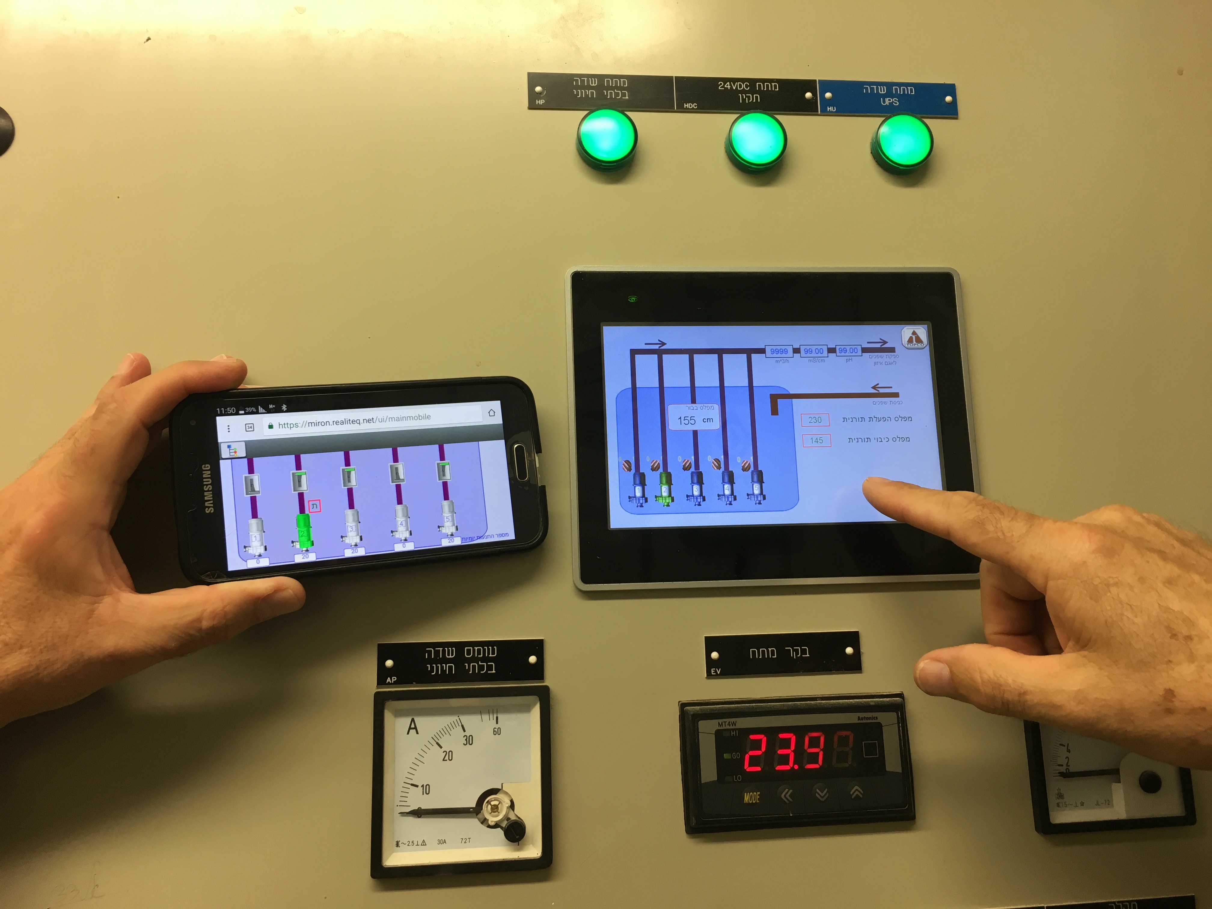 Remote monitor and control of a waste water facility using RealiteQ Cloud SCADA
