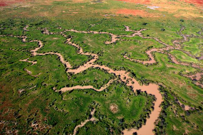 Waters return to Lake Eyre