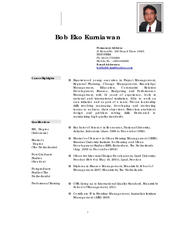 Bob Kurniawan, Mercy Corps - Urban Director