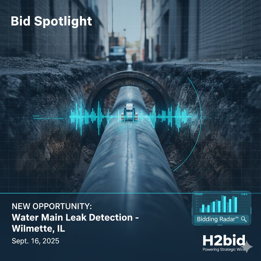 New High-Value RFP: Inline Leak Detection for Water Main in Wilmette, ILThe Village of Wilmette, IL, is actively seeking specialized firms for c...