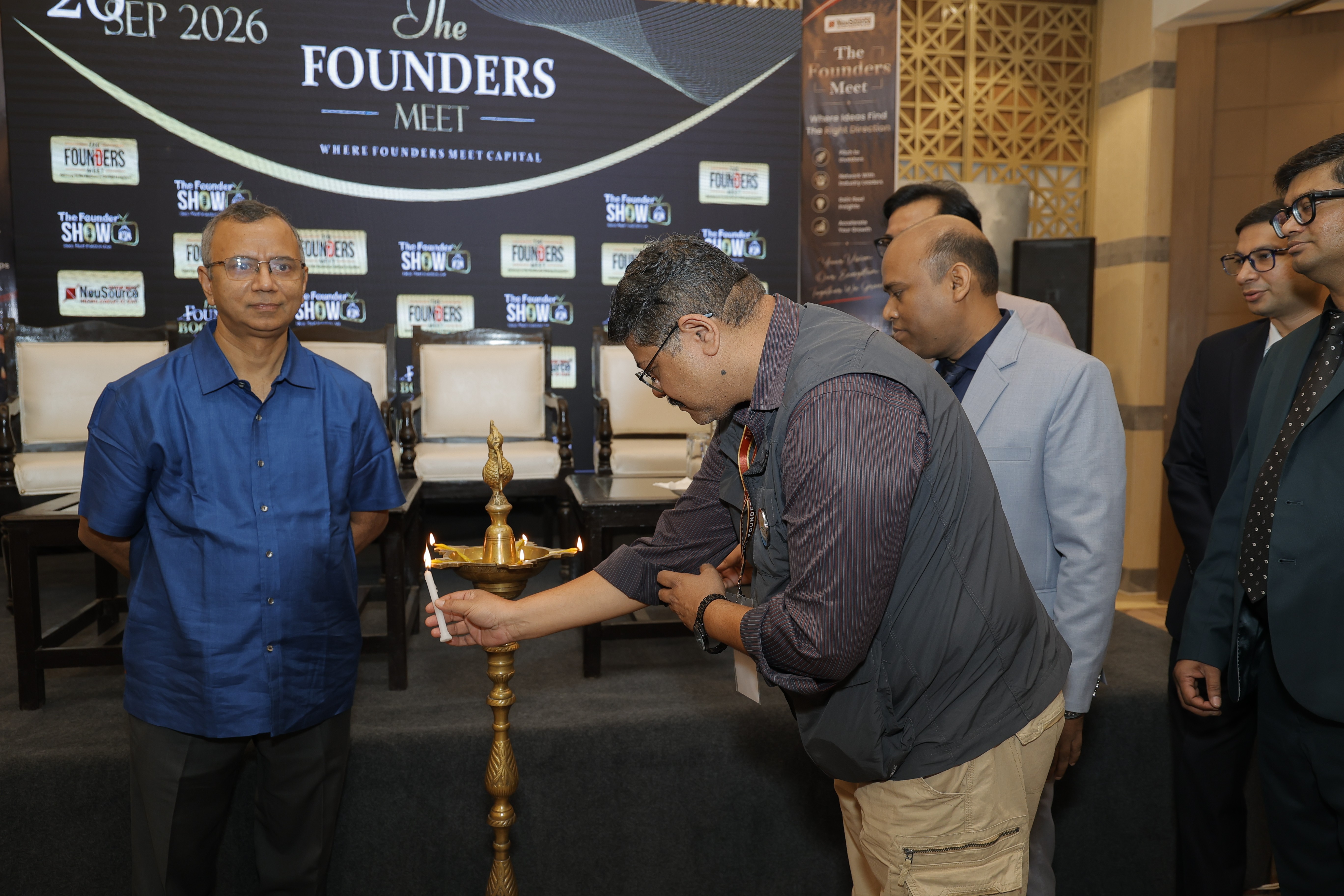 Dr. Madhukar Swayambhu, Cofounder & Research Head, VSLLP and Secretary, Blue Community South Asia, conducted a session for the budding startups ...