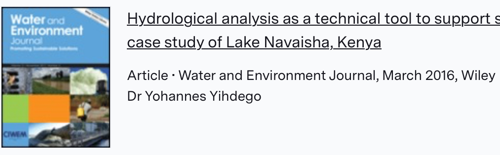 Published articles_Peer reviewed journals_Dr Yohannes Yihdego
