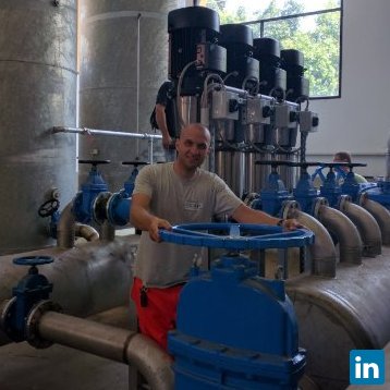 Matteo Cherubino, Team Leader Plumber Italy Gruppocap.