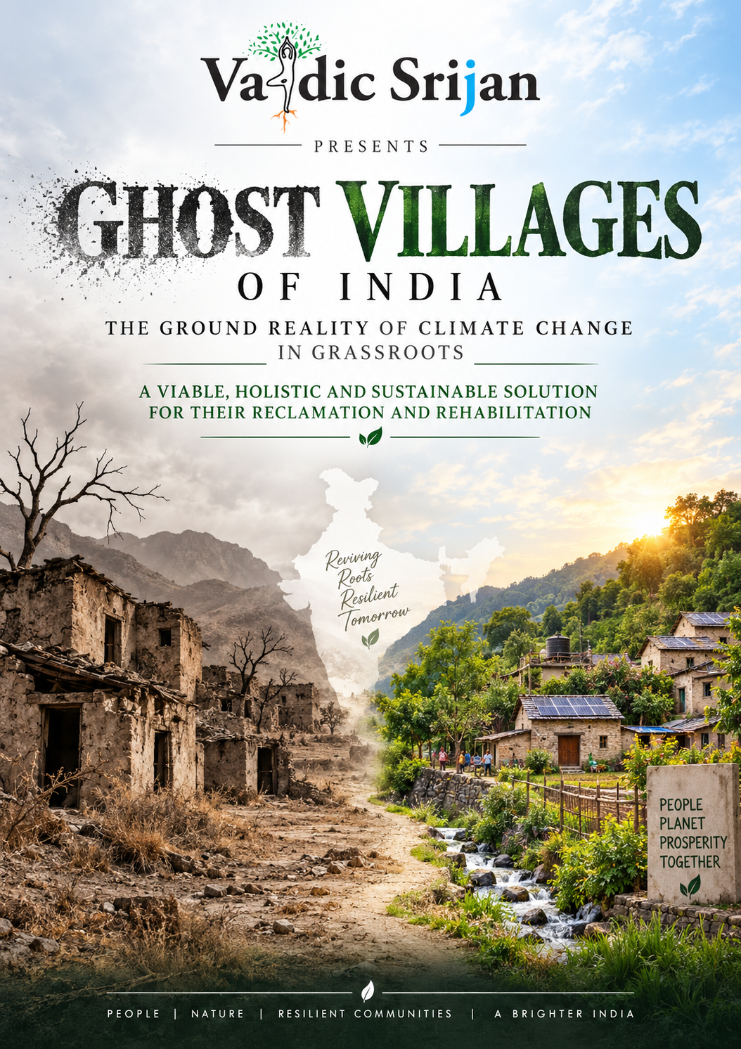 Our latest publication is ready, based on Ghost Villages - Problem and solution, for the climate refugees. Here the cover page. All those who ar...