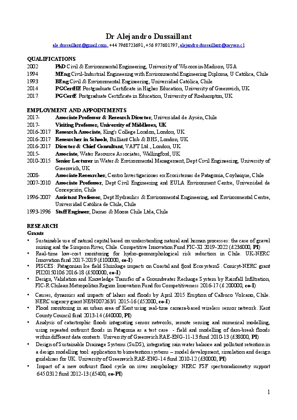 Alejandro DUSSAILLANT-JONES