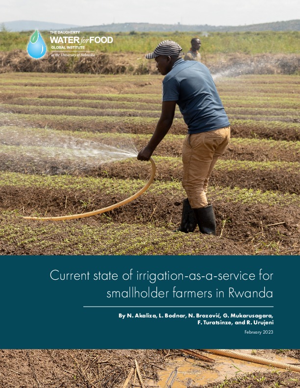 Irrigation as a service Rwanda