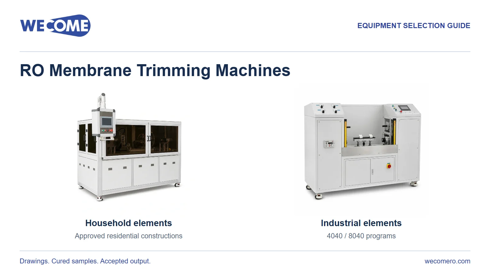RO Membrane Trimming Machines: Household vs Industrial✨✨What should you check before buying? Compare cured-element fit, tooling, complete st...