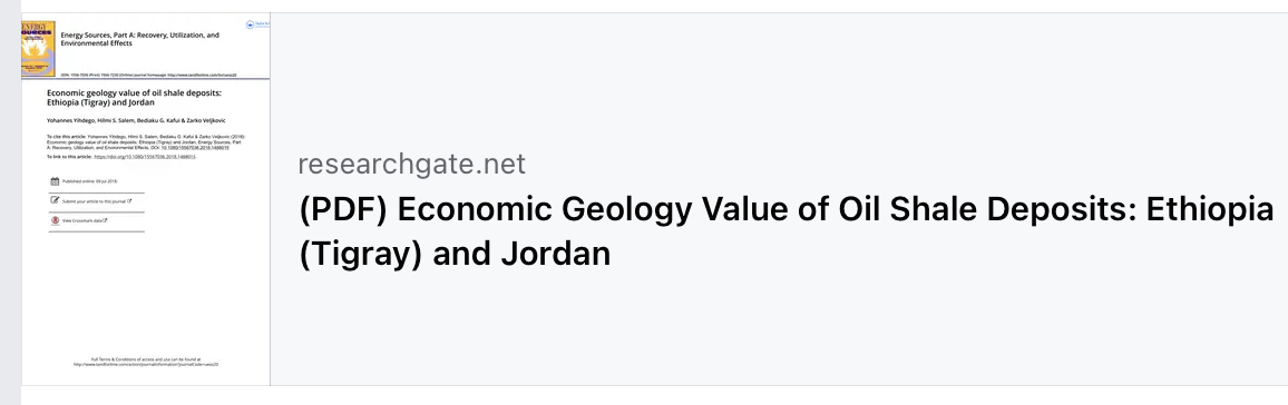 Published articles_Peer reviewed journals_Dr Yohannes Yihdego
