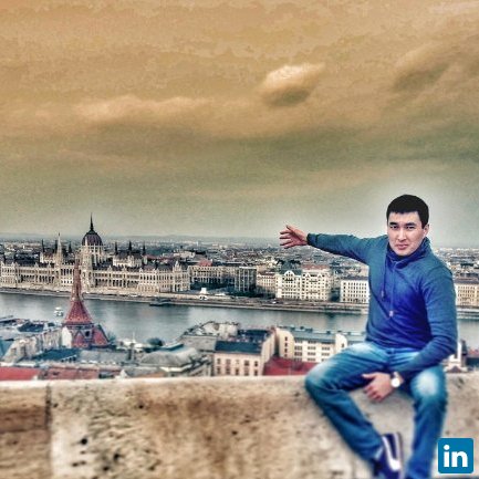 Erik Zheentaev, GIS Specialist at Kyrgyz Centre of GIS